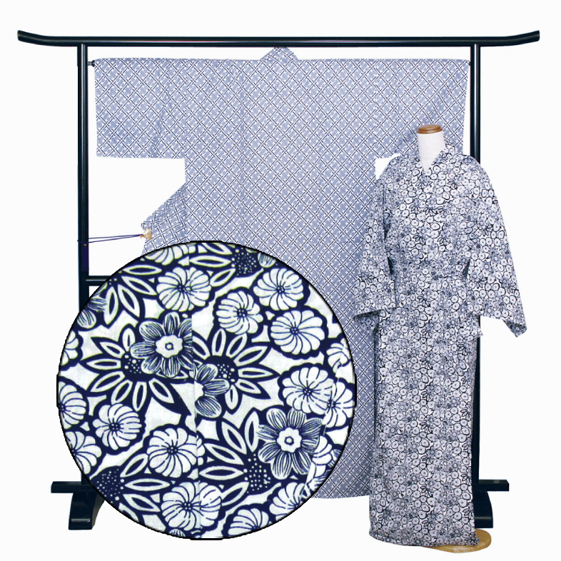 浴衣　女性用　標準サイズ　ビニール袋入