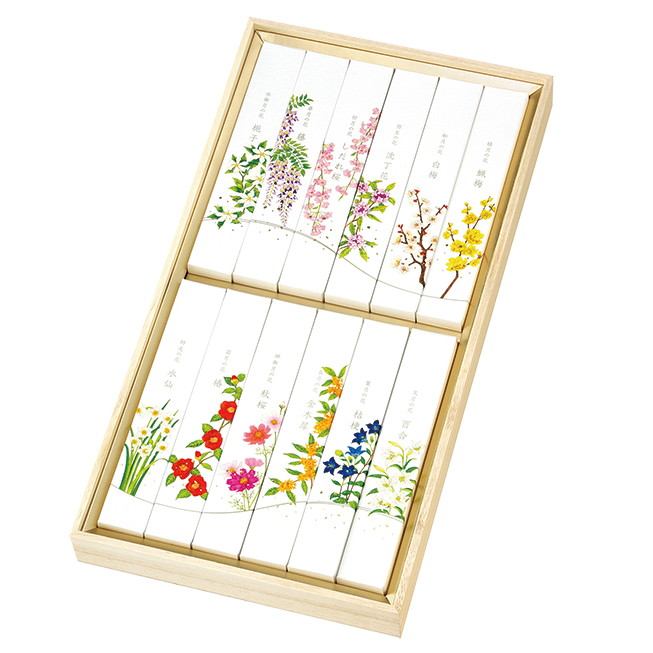 名香　月の花　桐箱　１２種入
